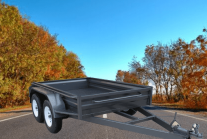 2Heavy duty tandem box trailer with std sides (AUBOX09)
