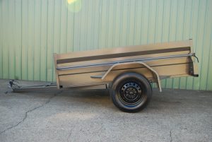 high side box trailer with 21 inch
