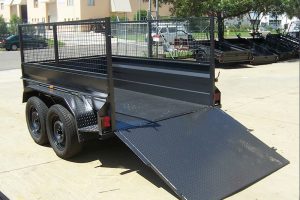 7x4 heavy duty tandem cage trailers for sale Brisbane